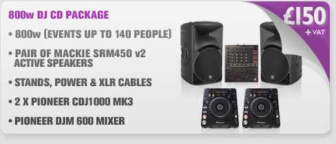 800w Mackie & Pioneer DJ Package