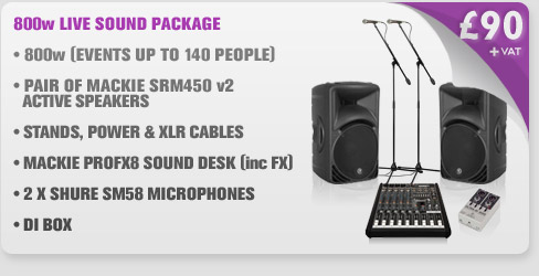 800w Live Sound Package