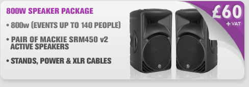 800w Mackie Speaker Package