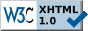 W3C XHTML 1.0 Strict Compliant