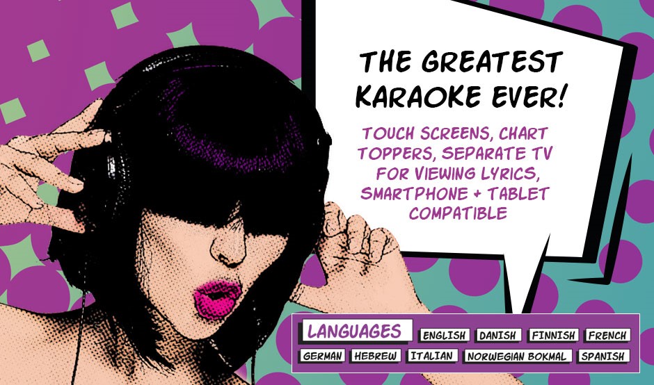 Karaoke Touch Screen Systems to Hire in London
