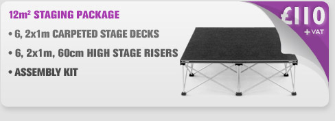 12m Sq Portable Stage Package
