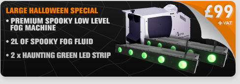 Large Halloween Low Level Fogger With Spooky Lights Package