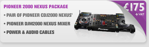 Pioneer 2000 Nexus DJ Package
