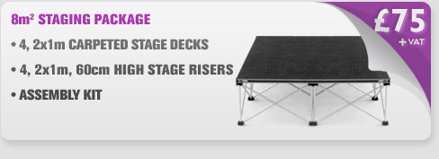 8m Sq Portable Stage Package