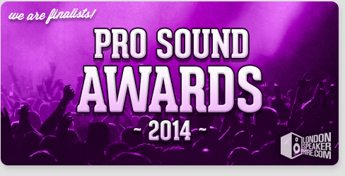 London Speaker Hire — Pro Sound Awards nominee