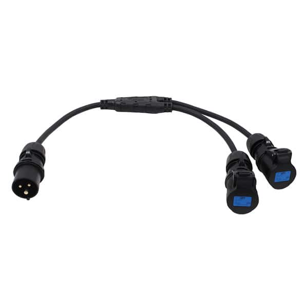 LSH 16 amp Power Cable Y Split