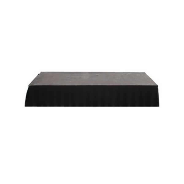 LSH 30cm High Black Flat Stage Skirting