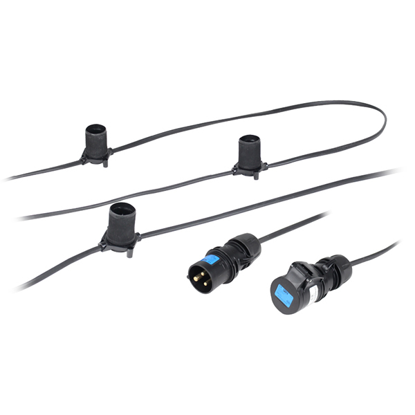 LSH Festoon Lighting 1m Spacing 25m